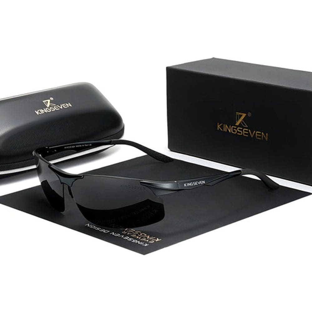 Óculos De Sol Kingseven Masculino Polarizado Uv400 Luxuoso