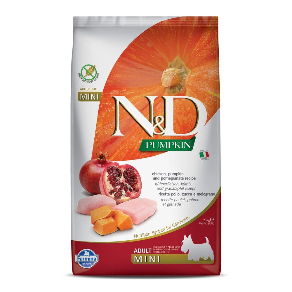 Comida para animais de estimação Farmina Chicken and Pomegranate Adult Mini