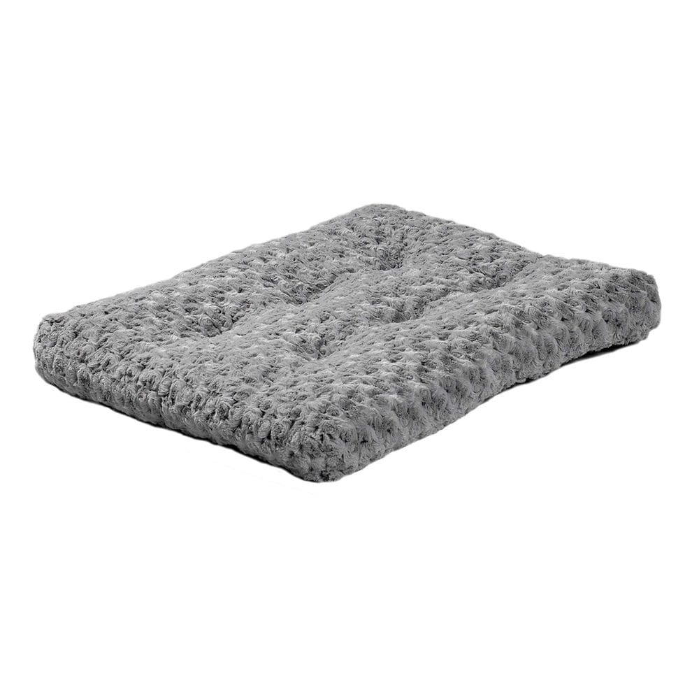 Cama para animais de estimação Midwest Homes for Pets Plush 40624-SGB Grey