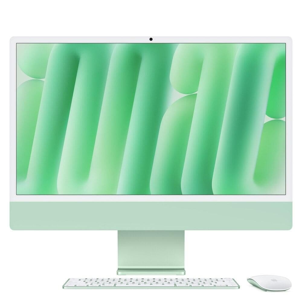 iMac 24", M4, CPU 10 núcleos e GPU 10 núcleos, Memória Unificada 24GB, 512GB SSD - Verde