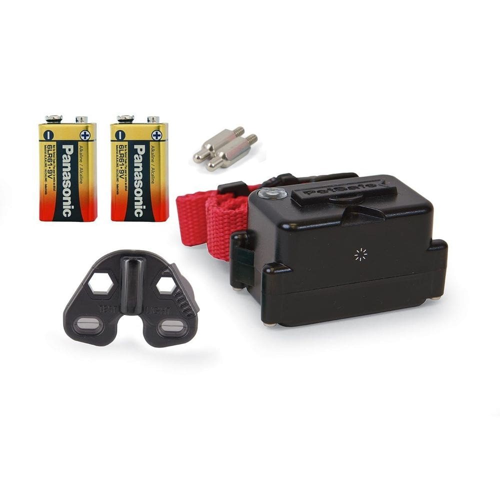 Coleira subterrânea PetSafe Stubborn Dog com 2 baterias