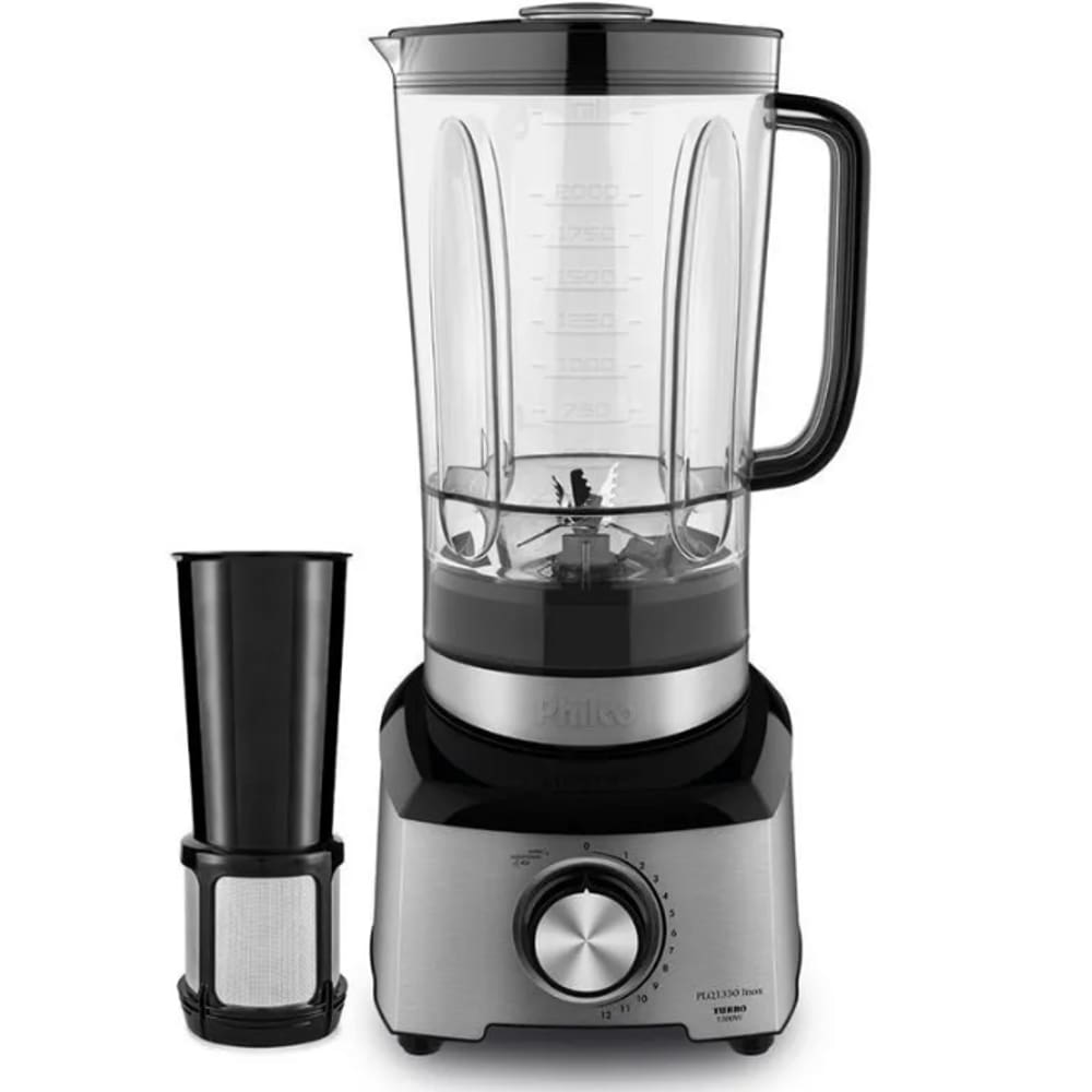 Liquidificador Philco Inox 1200W All Black Preto 220V