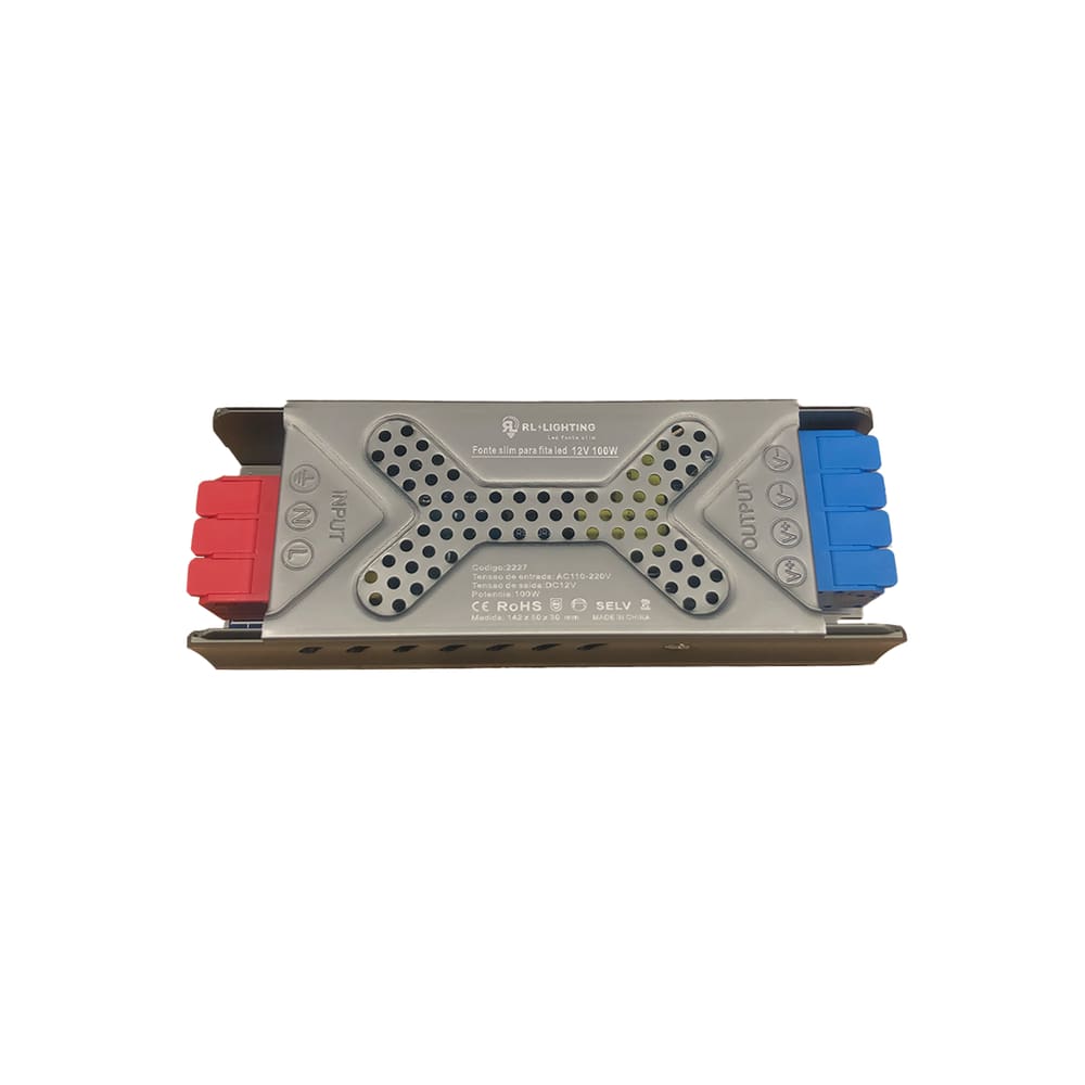 Fonte Chaveada Slim Fita Led Ip20 12V 100W