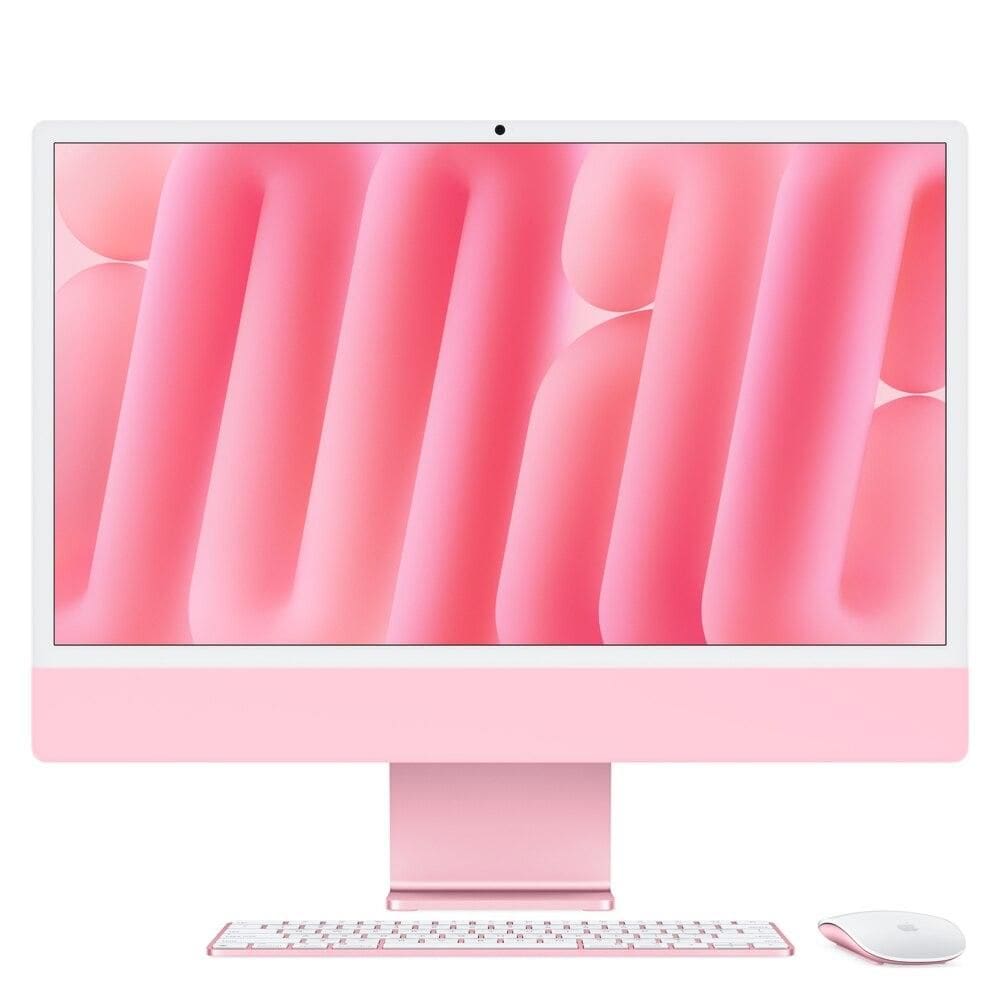 iMac 24”, M4, CPU 8 núcleos e GPU 8 núcleos, Memória Unificada 16GB, 256GB SSD - Rosa