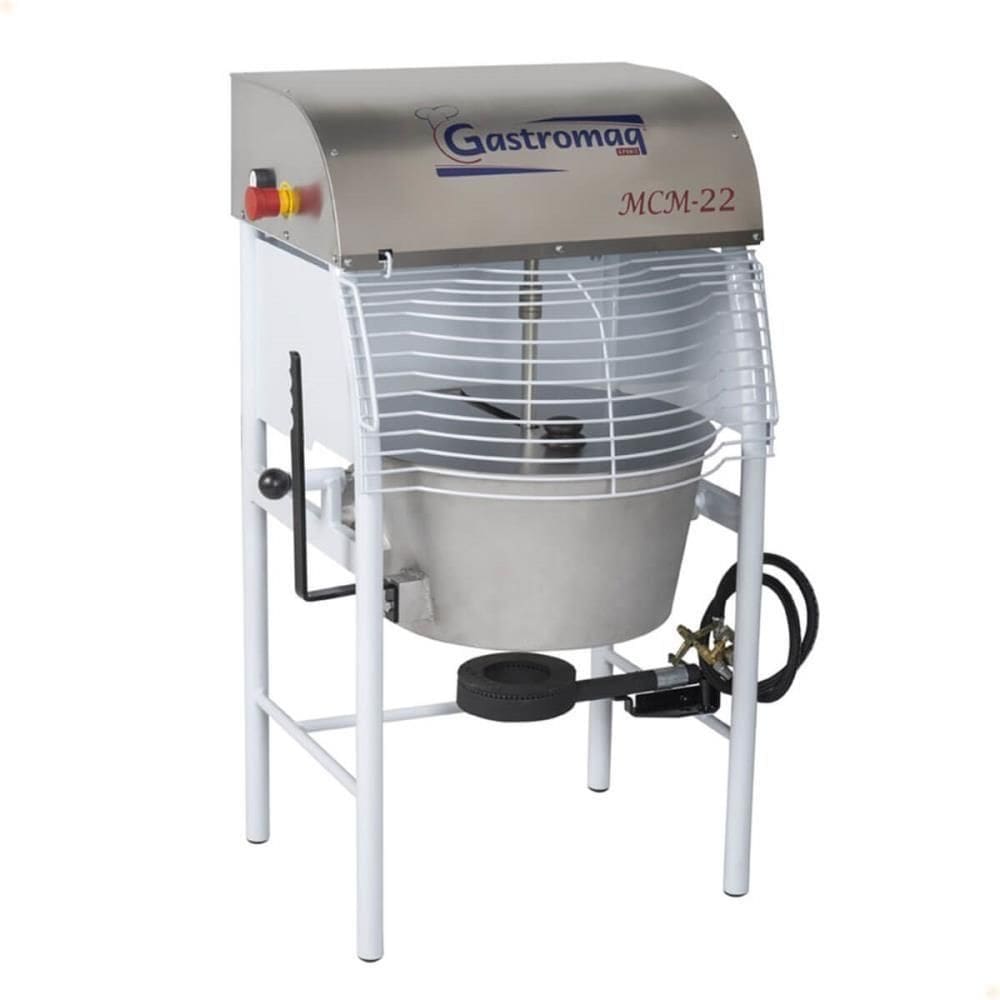 Máquina De Cozimento E Misturadora Gastromaq Mcm 22 A Gás Epóxi Bivolt 22 Litros