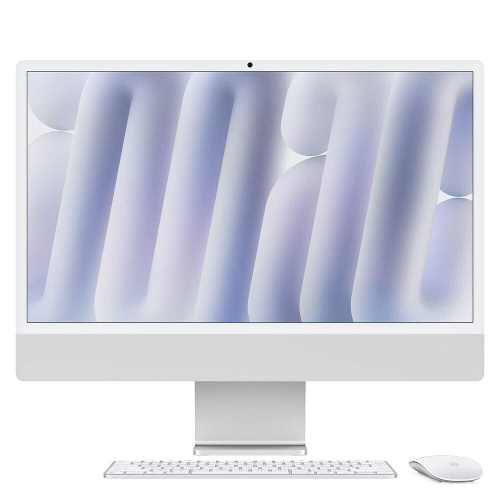 iMac 24", M4, CPU 8 núcleos e GPU 8 núcleos, Memória Unificada 16GB, 256GB SSD - Prateado