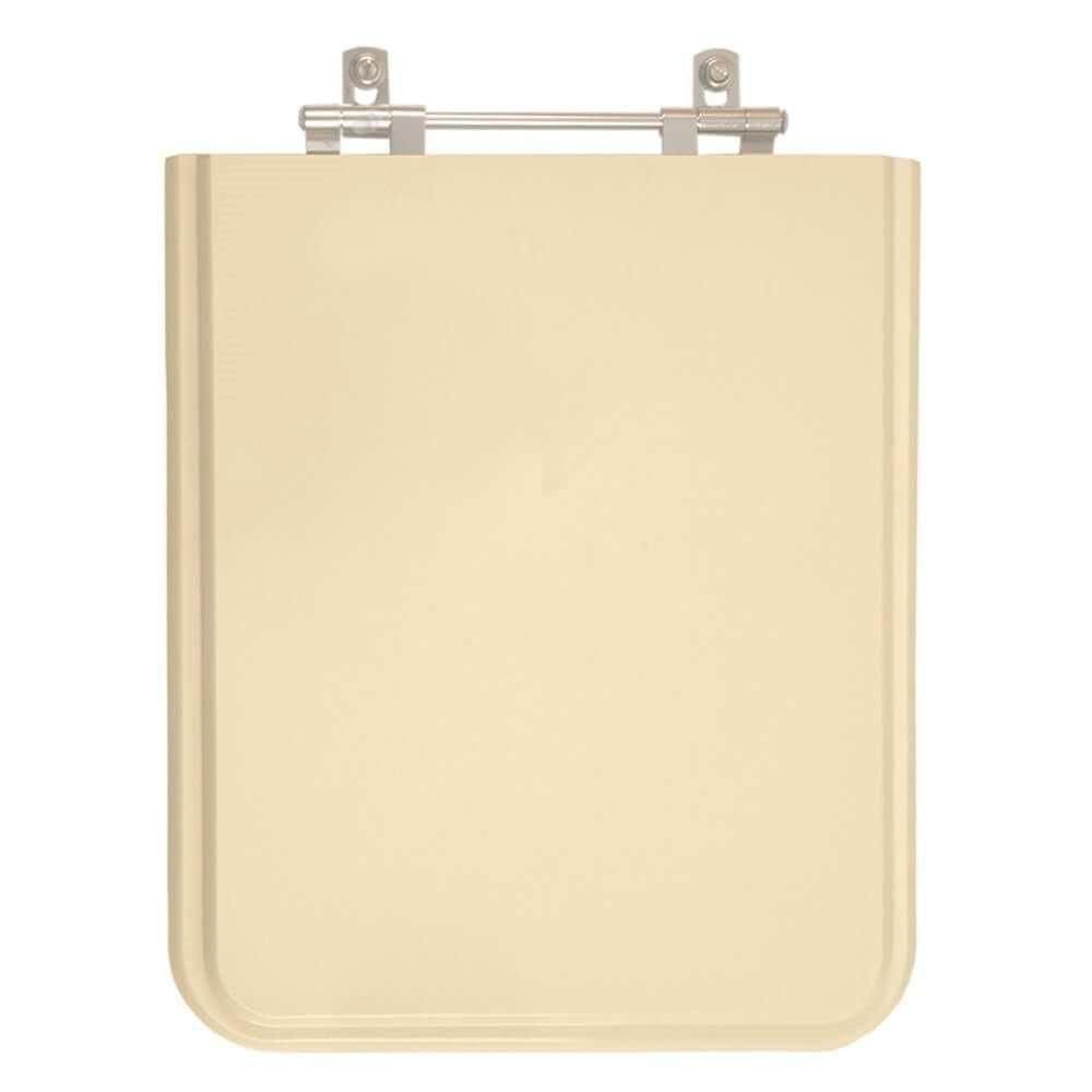 Assento Sanitario Poliester Square Pêssego Rosa Shell Para Vaso Incepa