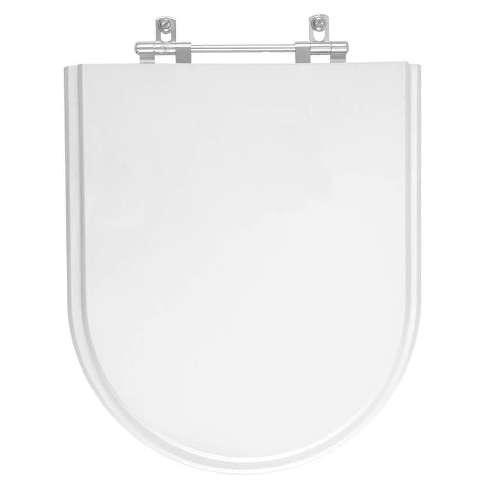 Tampa De Vaso Em Mdf Nexo Branco Para Bacia Roca