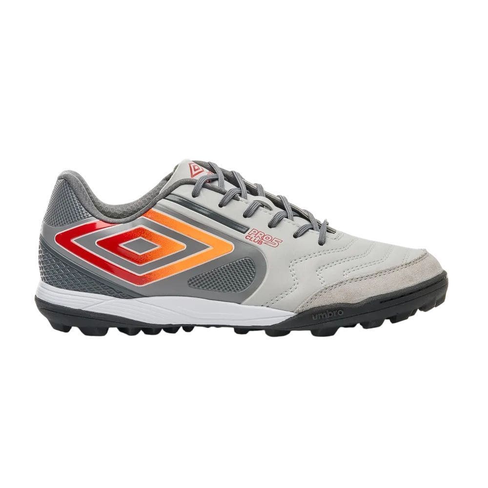 Chuteira Society Pro 5 Bump Club U01fb043-886 - Cinza/Laranja 39