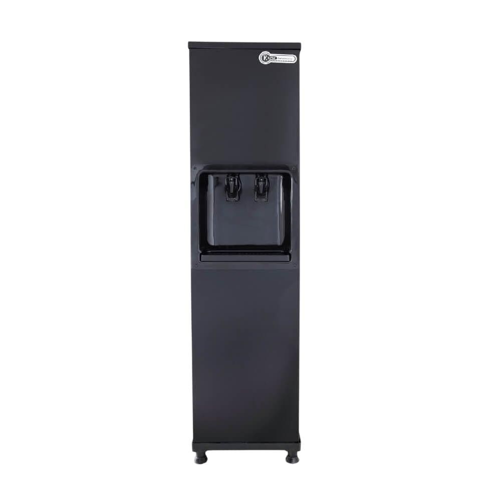Bebedouro Industrial de Coluna Knox 25 Litros 2 Torneiras Geladas Black - 220V