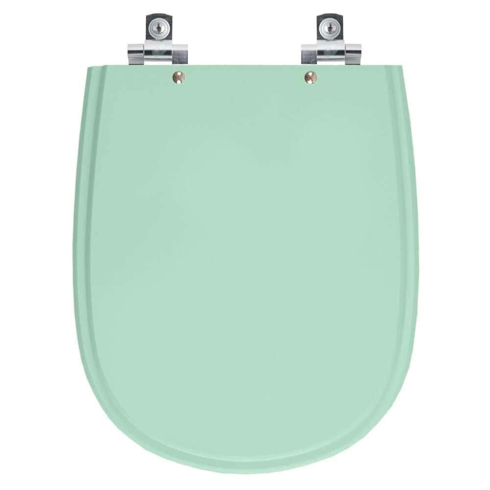 Assento Sanitário Soft Close Paris Verde Claro Para Vaso Ideal Standard