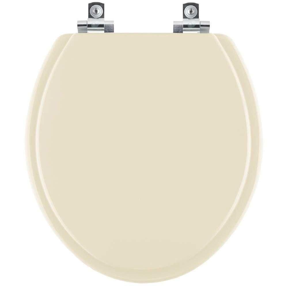 Assento Sanitário Soft Close Atlantis Marfim Para Vaso Hervy