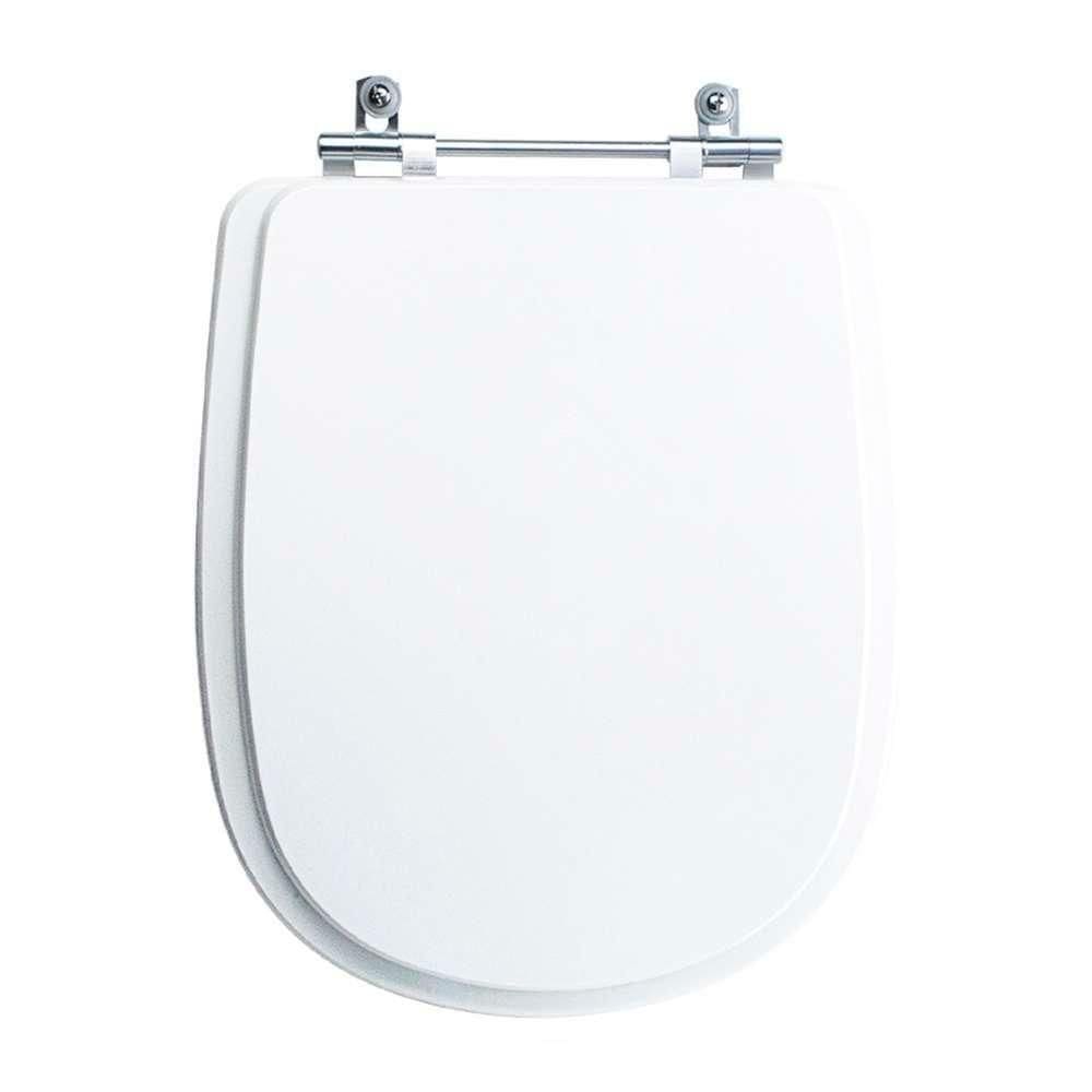 Tampa Vaso Sanitário Poliester Acrilico Paris Branco Para Bacia Ideal Standard
