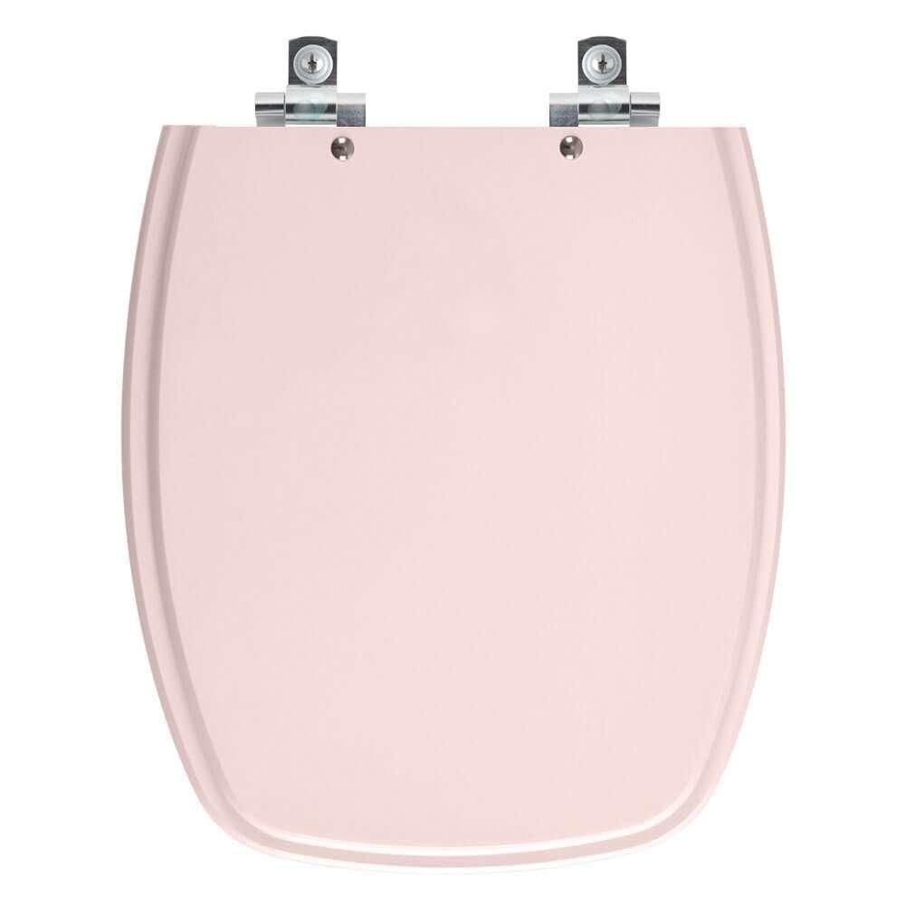Assento Sanitário Soft Close Laguna Rose Para Vaso Hervy