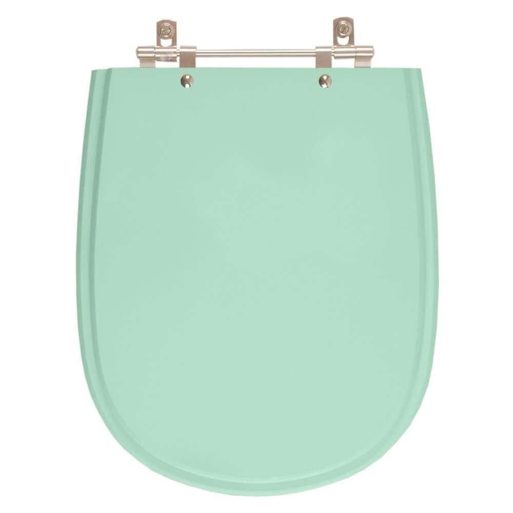Assento Sanitário Paris Verde Claro Para Vaso Ideal Standard