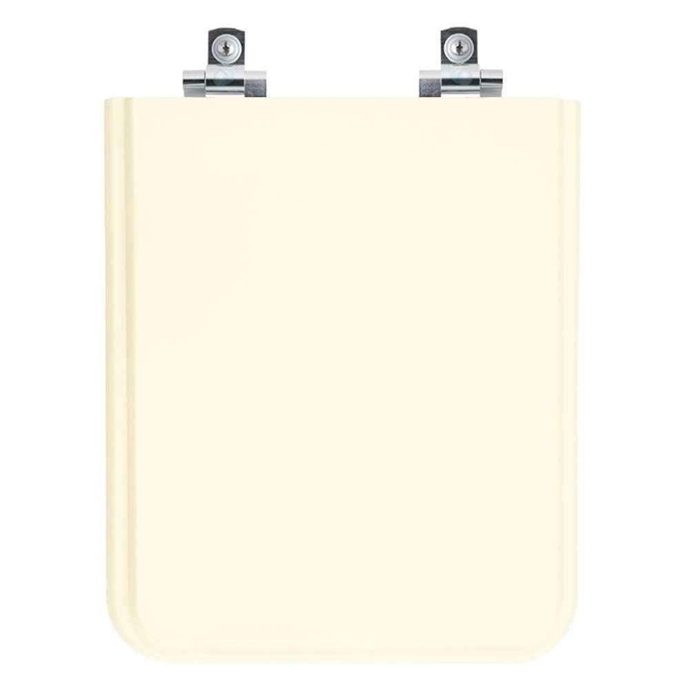 Assento Sanitário Soft Close Square Biscuit Para Vaso Incepa