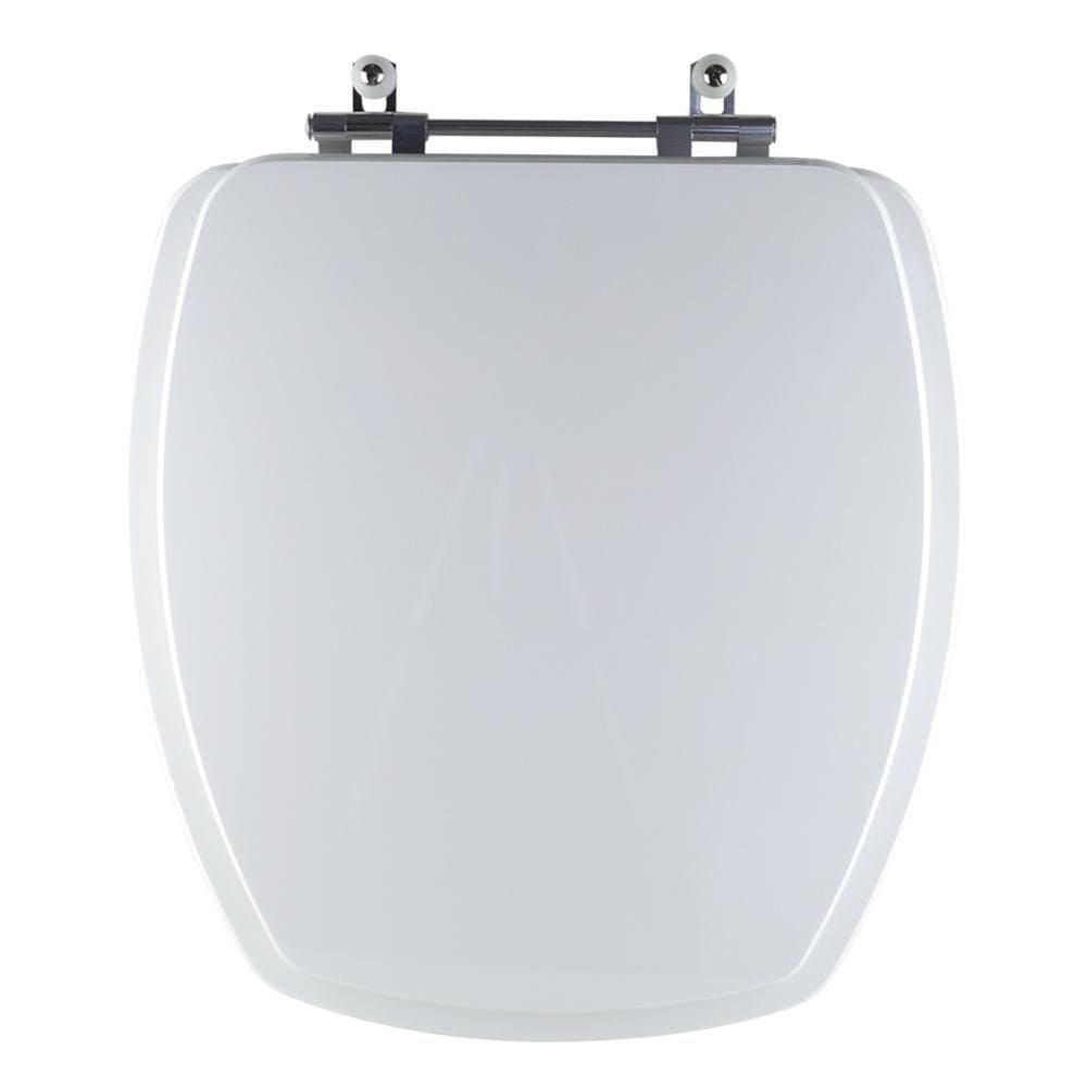 Tampa Vaso Sanitário Madeira Laqueada Thema Branco Para Bacia Incepa