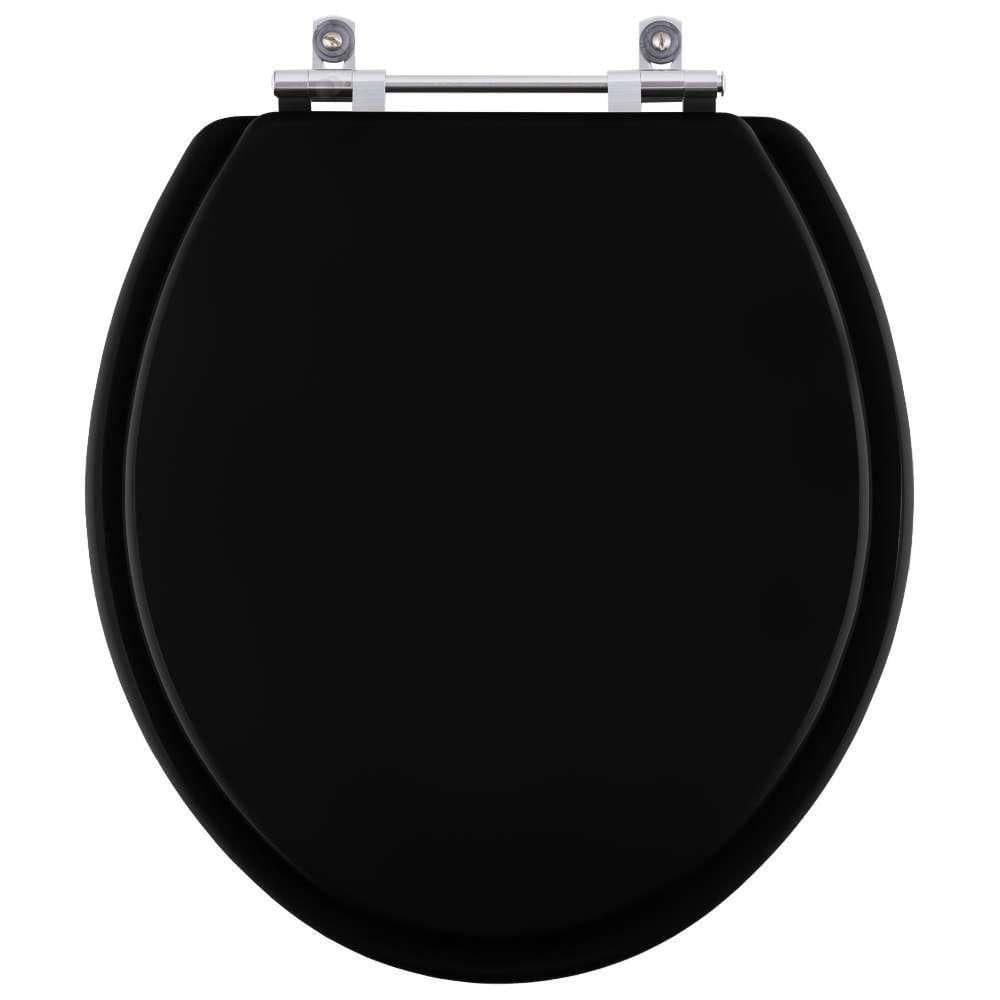 Assento Sanitário Flamingo Preto Para Vaso Incepa 6lpf
