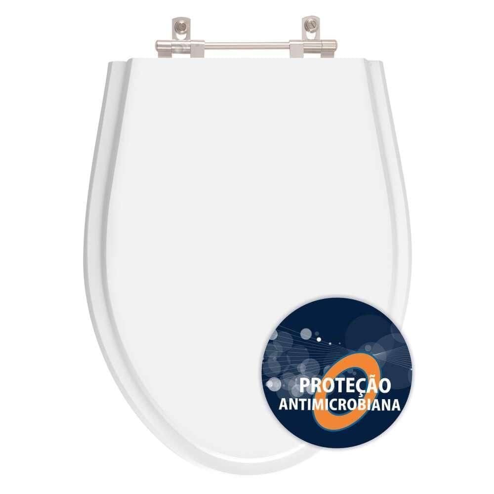 Assento Sanitário Poliester Victoria Branco Para American Standard