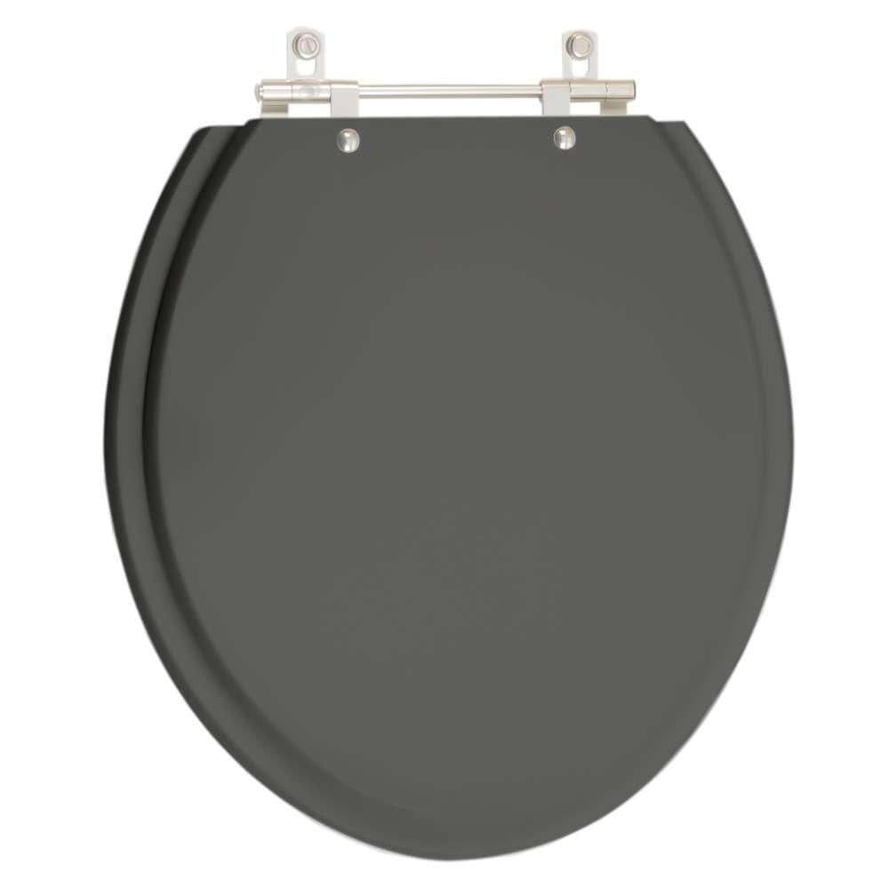 Tampa De Vaso Sanitário Liberty Cinza Escuro Para Louça Santamarina