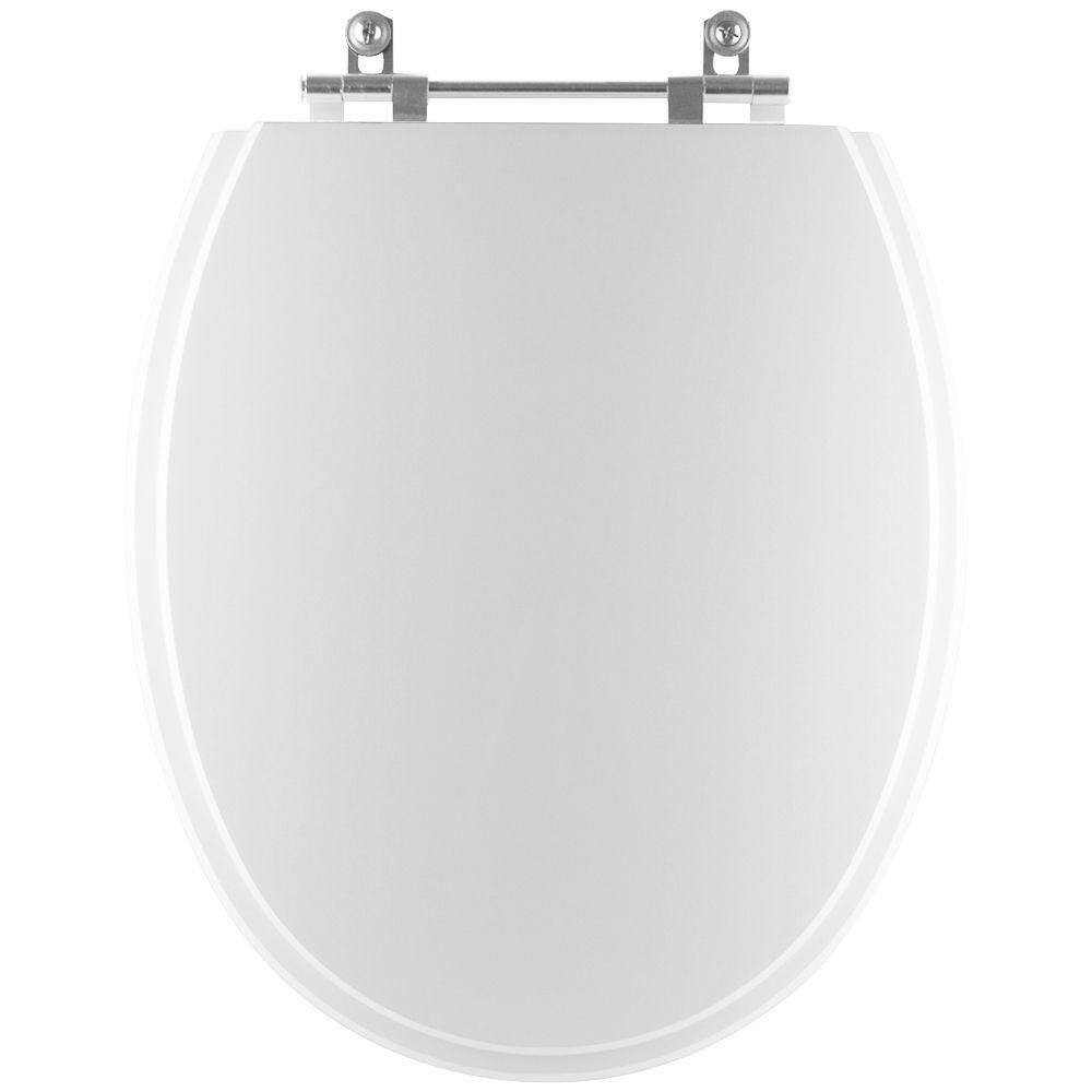 Tampa De Vaso Em Mdf Spot Branco Para Bacia Deca