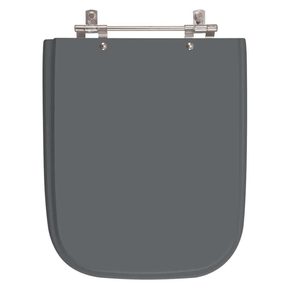 Tampa De Vaso Tivoli Cinza Escuro Para Louça Ideal Standard