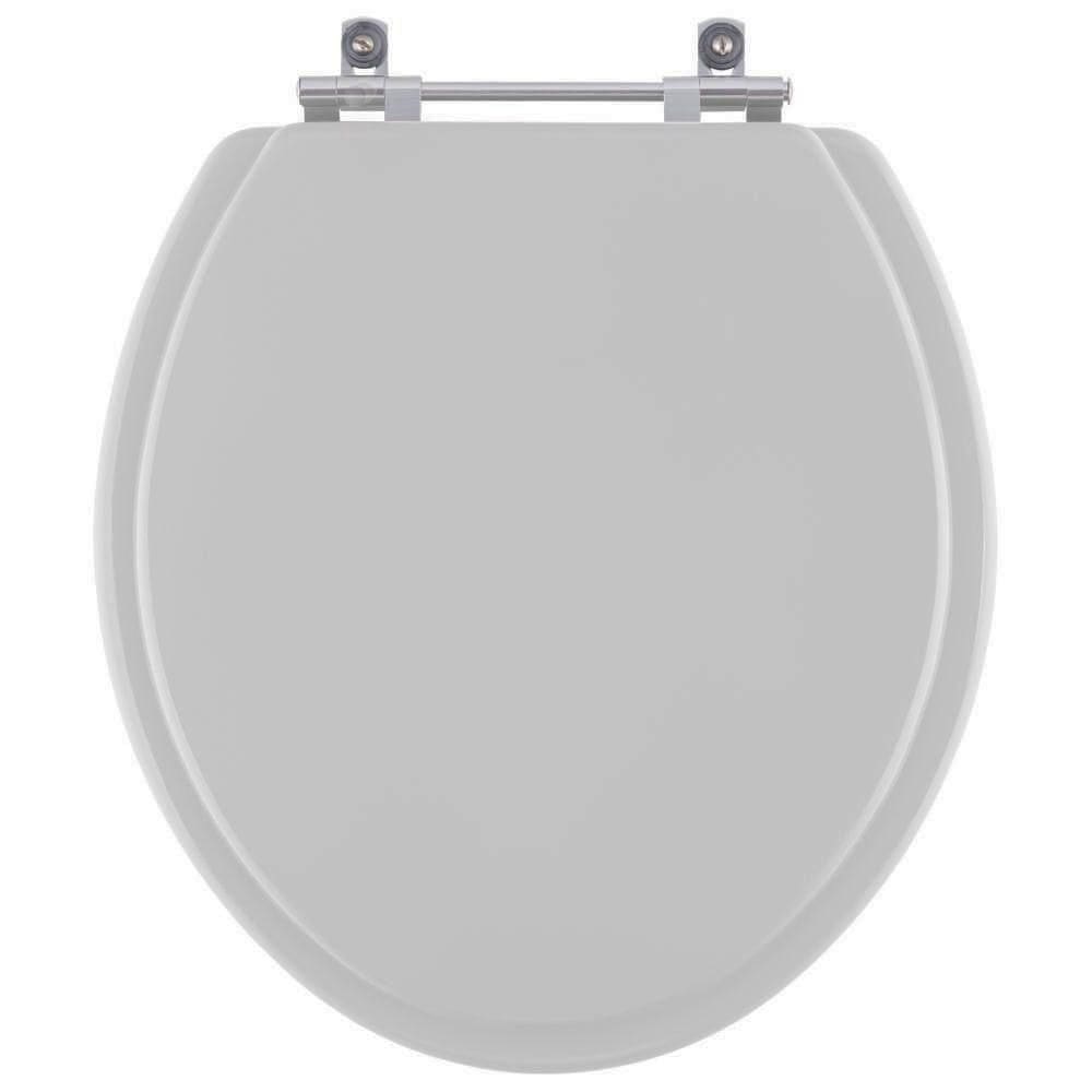 Assento Sanitario Poliester Izy Cinza Real Para Vaso Deca