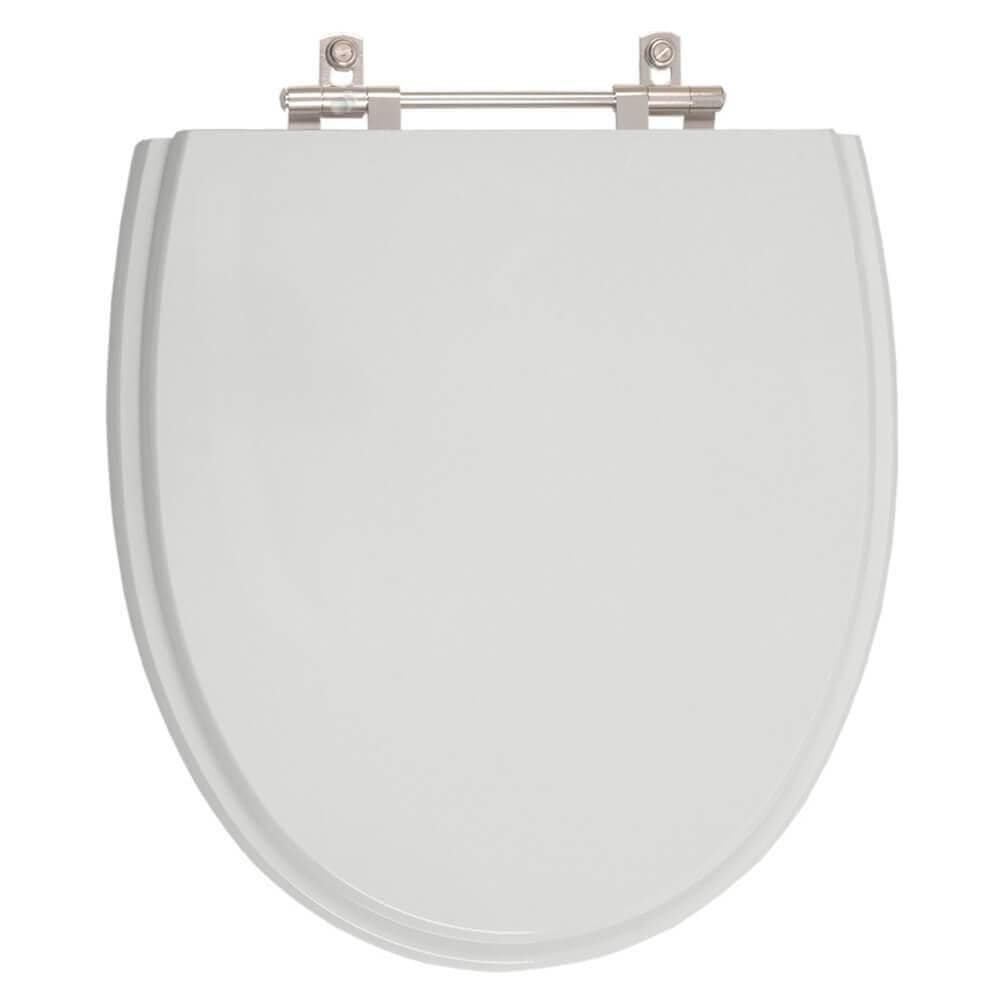 Assento Sanitário Eros Cinza Platina Para Vaso Incepa
