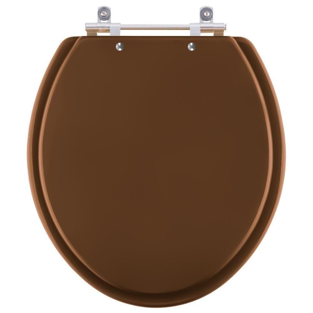 Tampa De Privada Em Mdf Evolution Ocre Para Louça Santamarina