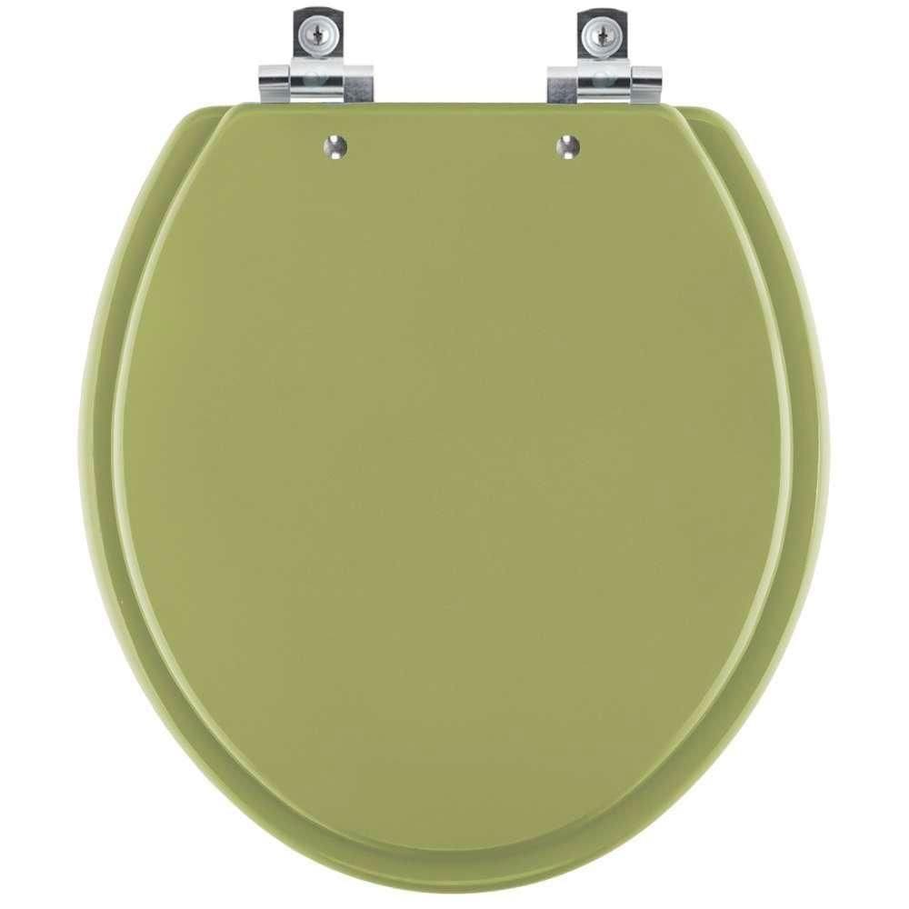 Assento Sanitário Soft Close Convencional Oval Verde Itapoa Para Vaso Celite