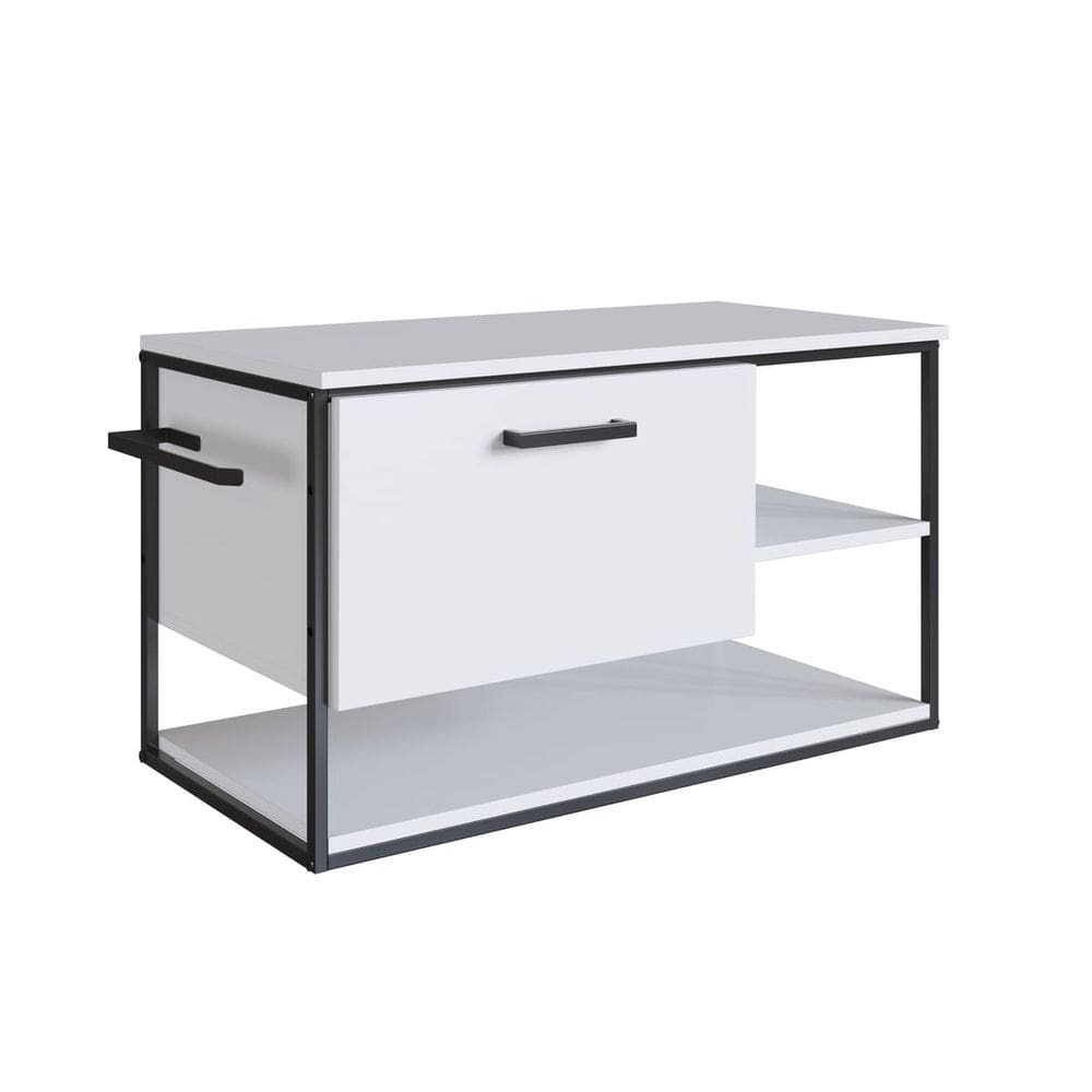Armário Gabinete de Parede para Banheiro P1007 Branco