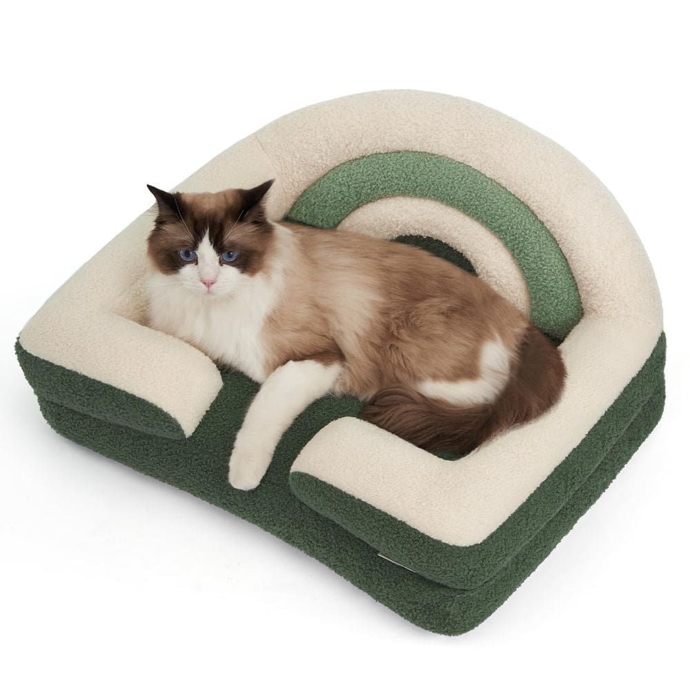 Cama para animais de estimação Blissful Diary Foam Cama para gatos de tamanho pequeno para cães e gatos