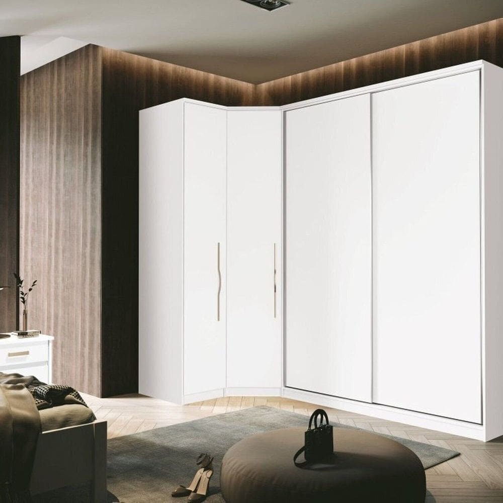 Guarda-roupa Modulado 3 Peças Decor Branco