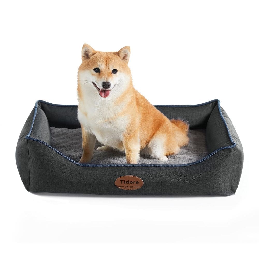 Cama ortopédica para cães Tidore para cães médios com capa removível