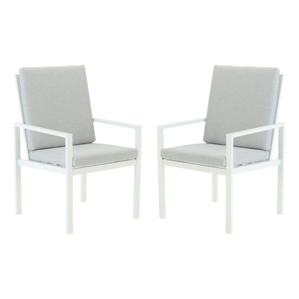 Conjunto Jardim Varanda Aluminio Almodada 2 Poltronas - Rio