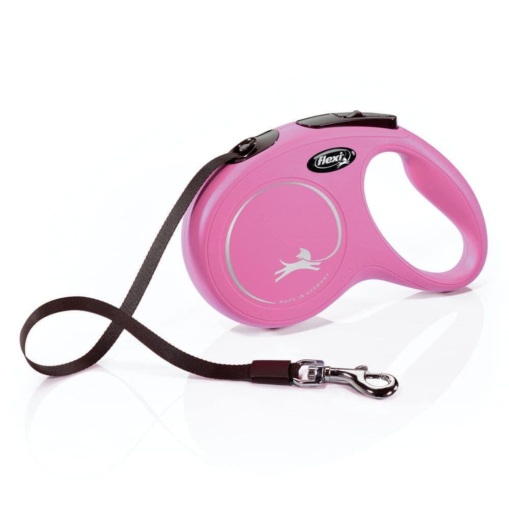 Coleira retrátil para cães FLEXI New Classic Tape para cães médios