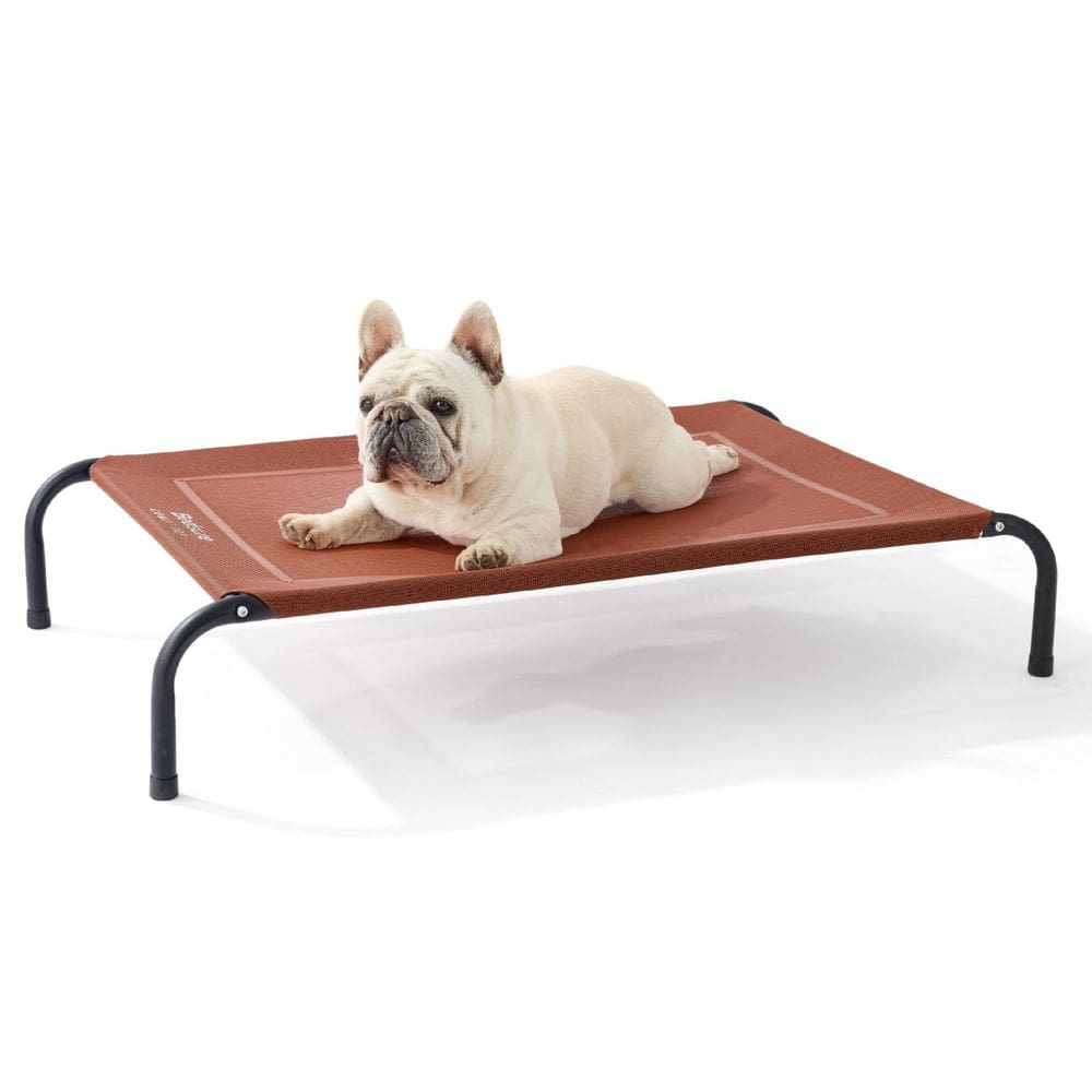 Cama para cães Bedsure, refrigeração média elevada, terracota externa