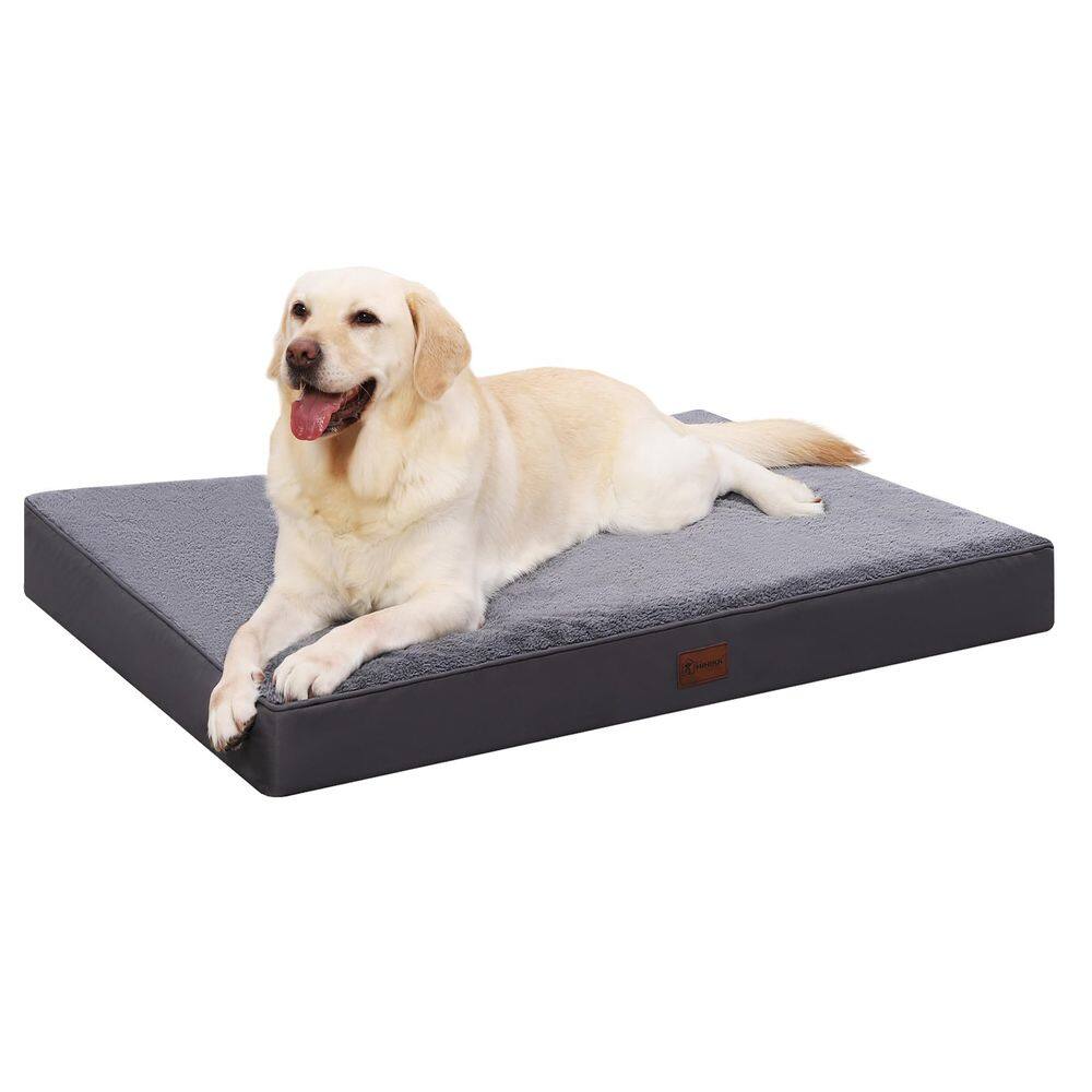 Cama impermeável para cães Caixa ortopédica MIHIKK com capa removível