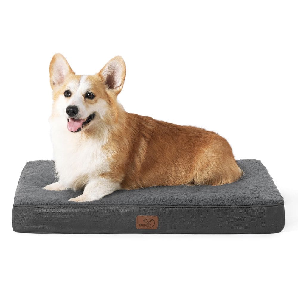 Cama de cachorro Bedsure ortopédica impermeável para caixa grande