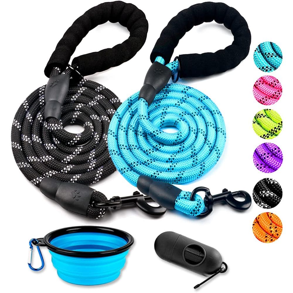 Coleira para cães COOYOO Heavy Duty 1,5 m com alça acolchoada para cães