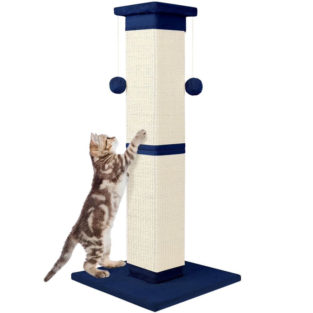 Cat Scratching Post SOCATER Nature Sisal 84 cm para gatos domésticos