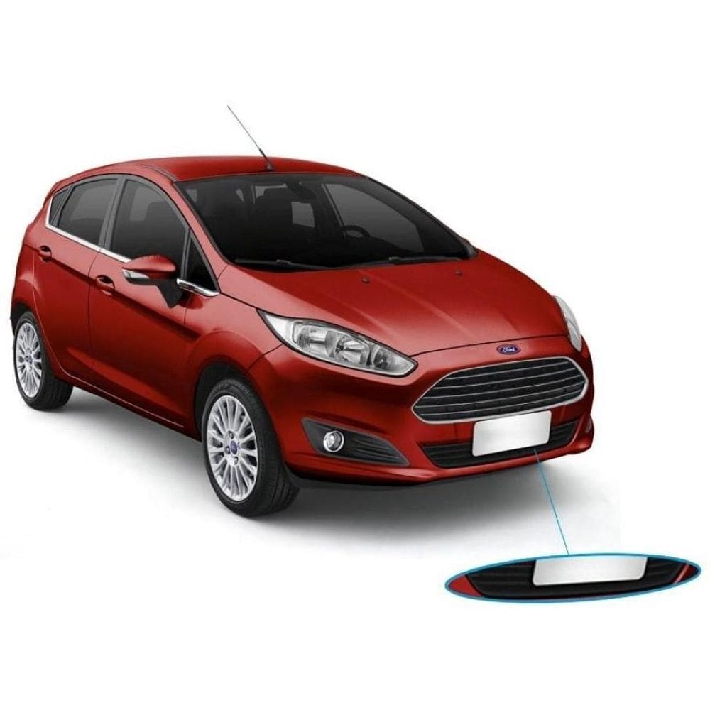Grade Inferior Parachoque New Fiesta 2013 14 2015 Retrovex