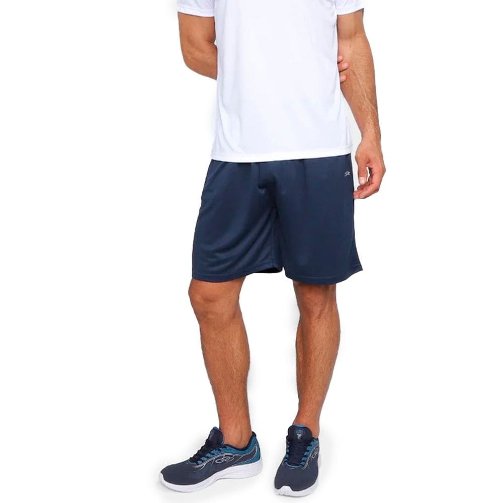 Bermuda Olympikus Basic Mesh 7 Masculina Marinho