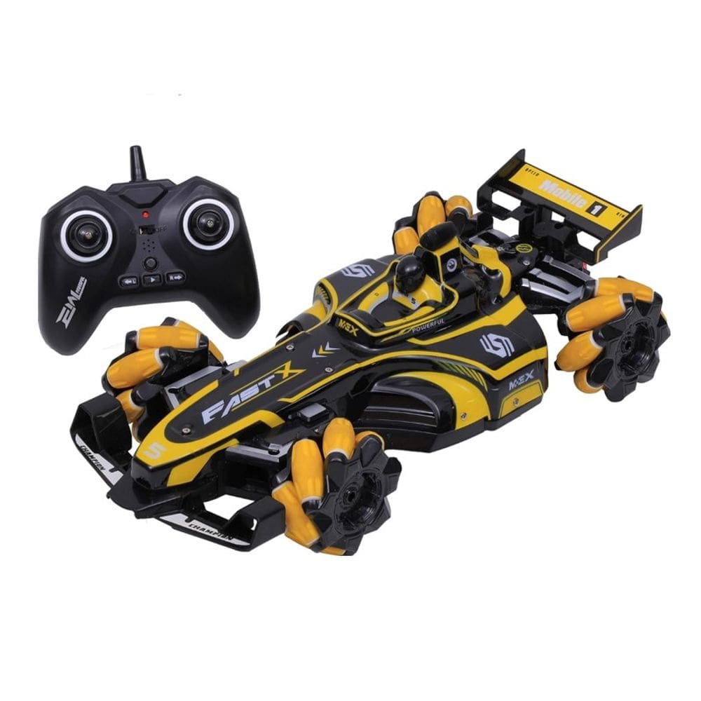 Carro de Controle Remoto Formula1 Giro 360 e Fumaça - Zippy