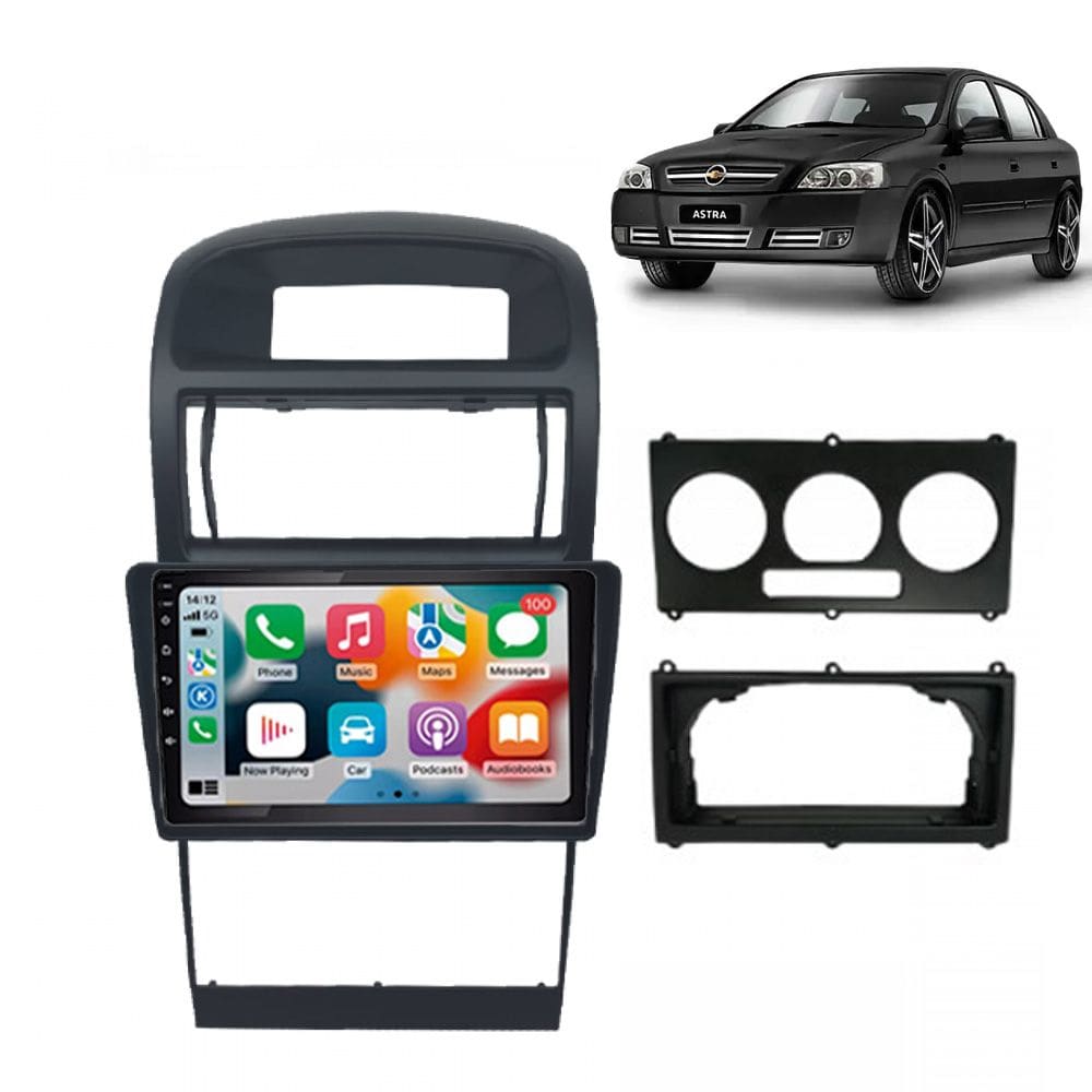 Kit Multimídia Astra 1998 / 2011 Android 9 Pol 2/32Gb Carplay Bt - Vision 8990CP