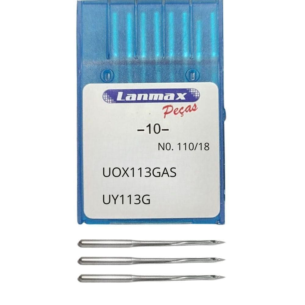 Agulha Para Máquina De Costura Elastiqueira Industrial Lanmax Uox113gs - 10un 18