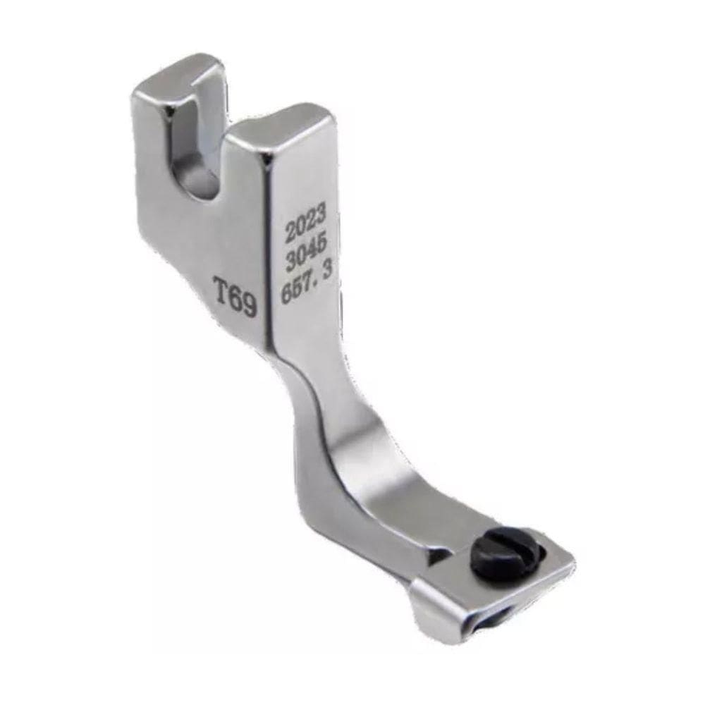Calcador De Pregar Ziper Invisivel Com Regulagem Maquina Industrial T69 T-168-reg