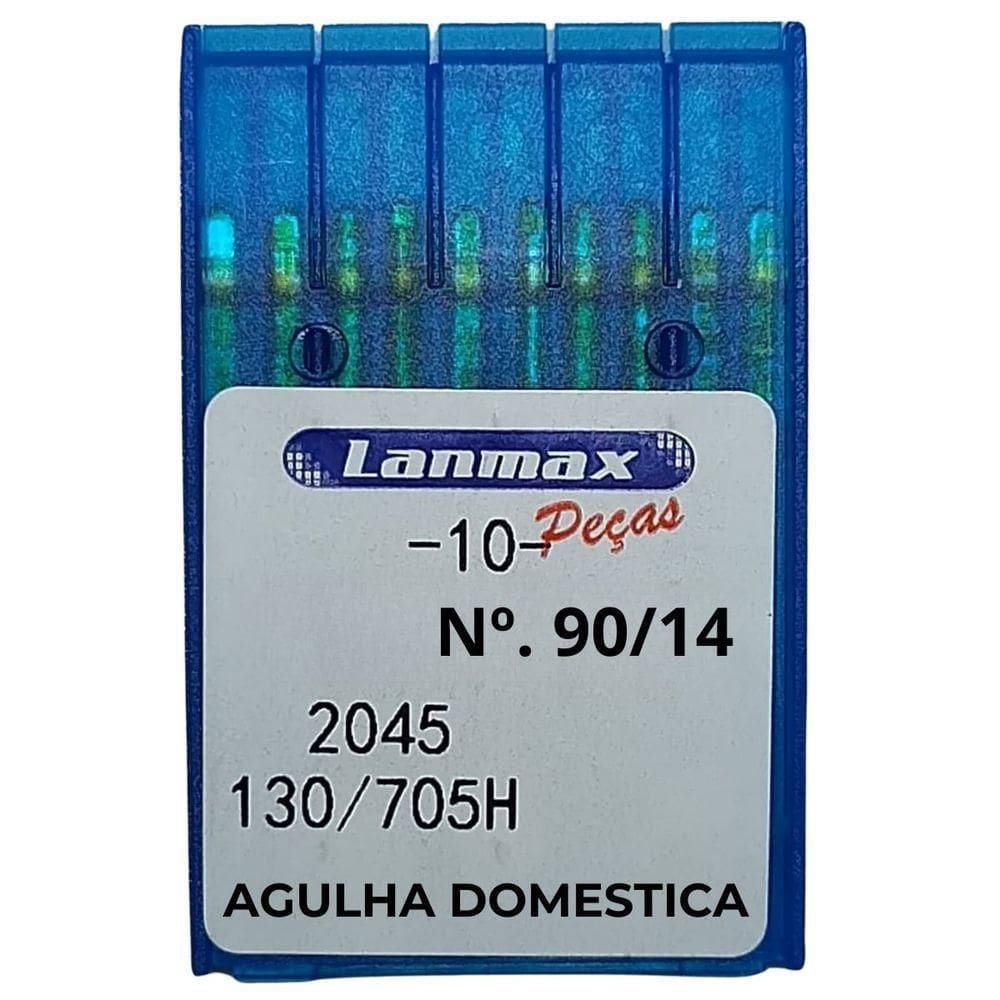 Agulha 2045 Para Máquina De Costura Doméstica Portatil E Mini Maquina - 10un 14