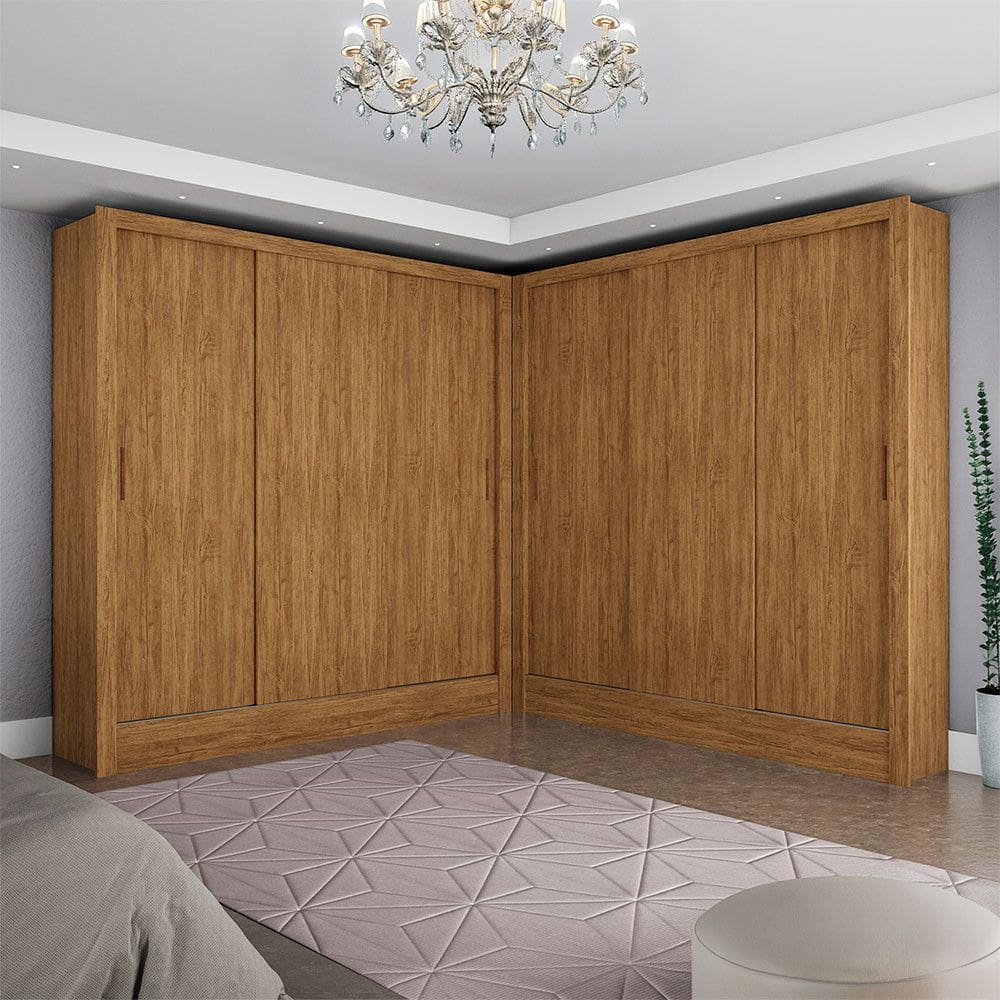 Closet Casal Duplo Dubai 6 Portas 6 Gavetas