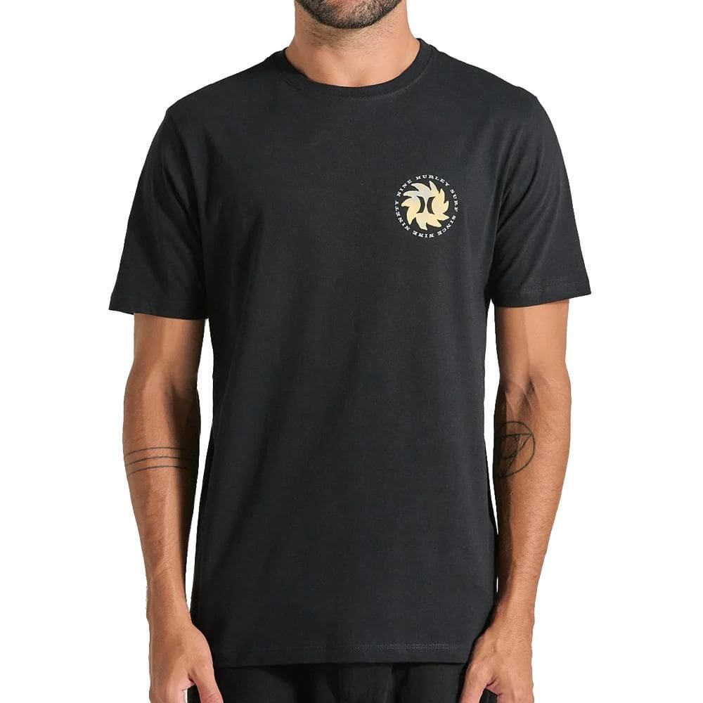 Camiseta Hurley Cave WT25 Masculina Preto